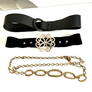 Chico’s bundle of 3 belts